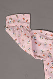 KOS-14-Pink - Kids Cotton Stitched Frock