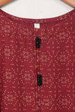 STP-031A-Maroon - 2Pc Cotton Printed Stitched