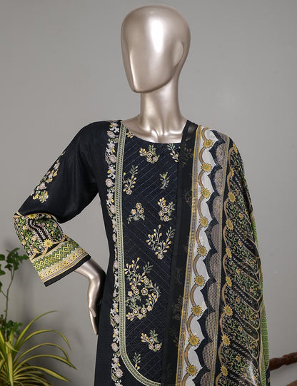 TMY-3A | Un-Stitched Embroidered Lawn Dress