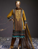 Evren (DL-3b) 3 Pc Un-stitched Embroidered Lawn Dress with Chiffon Dupatta