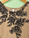 Cotton Embroidered Stitched Kurti - Sunbeam Glory (TS-029E-Brown)