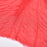 S-006 - Crushed Sequence Lining - Lawn Scarf