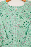 STP-038A-AquaGreen - 2PC COTTON PRINTED STITCHED