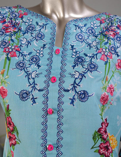 TMY-4A | Un-Stitched Embroidered Lawn Dress