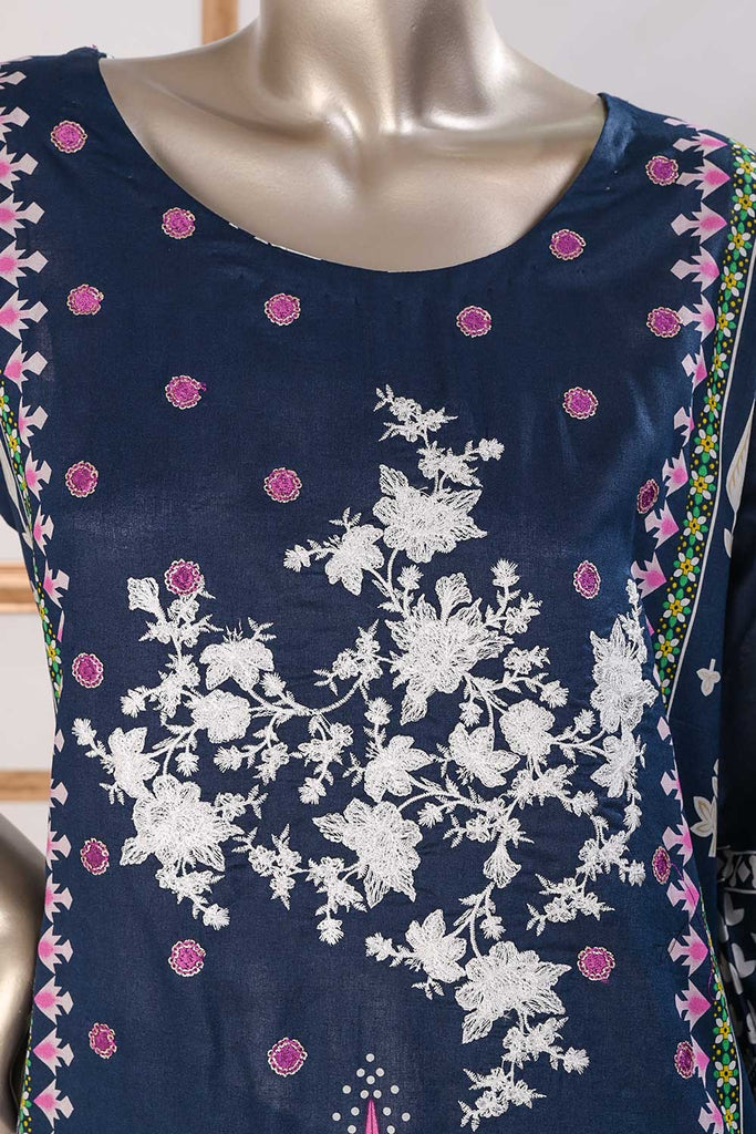 TSL-03 | Un-Stitched Embroidered Lawn Dress