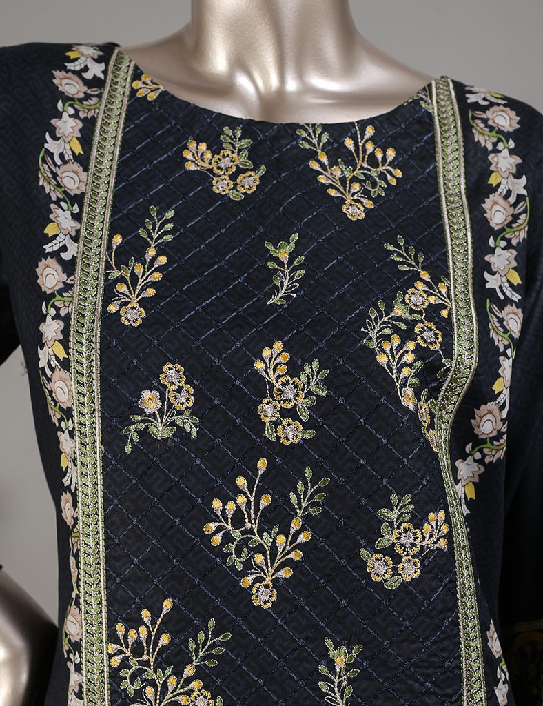 TMY-3A | Un-Stitched Embroidered Lawn Dress
