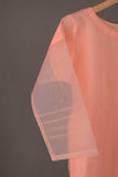 STP-011B-Pink - 2Pc Organza With Malai Trouser