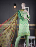 Un-stitched Embroidered Lawn (AQ-4A) Pastel Beauty