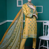 Un-stitched Embroidered Lawn (AY-4A) Marigold