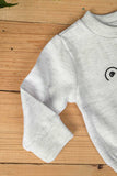 TB-03B-Grey - Cotton Printed Fleece Sweatshirt