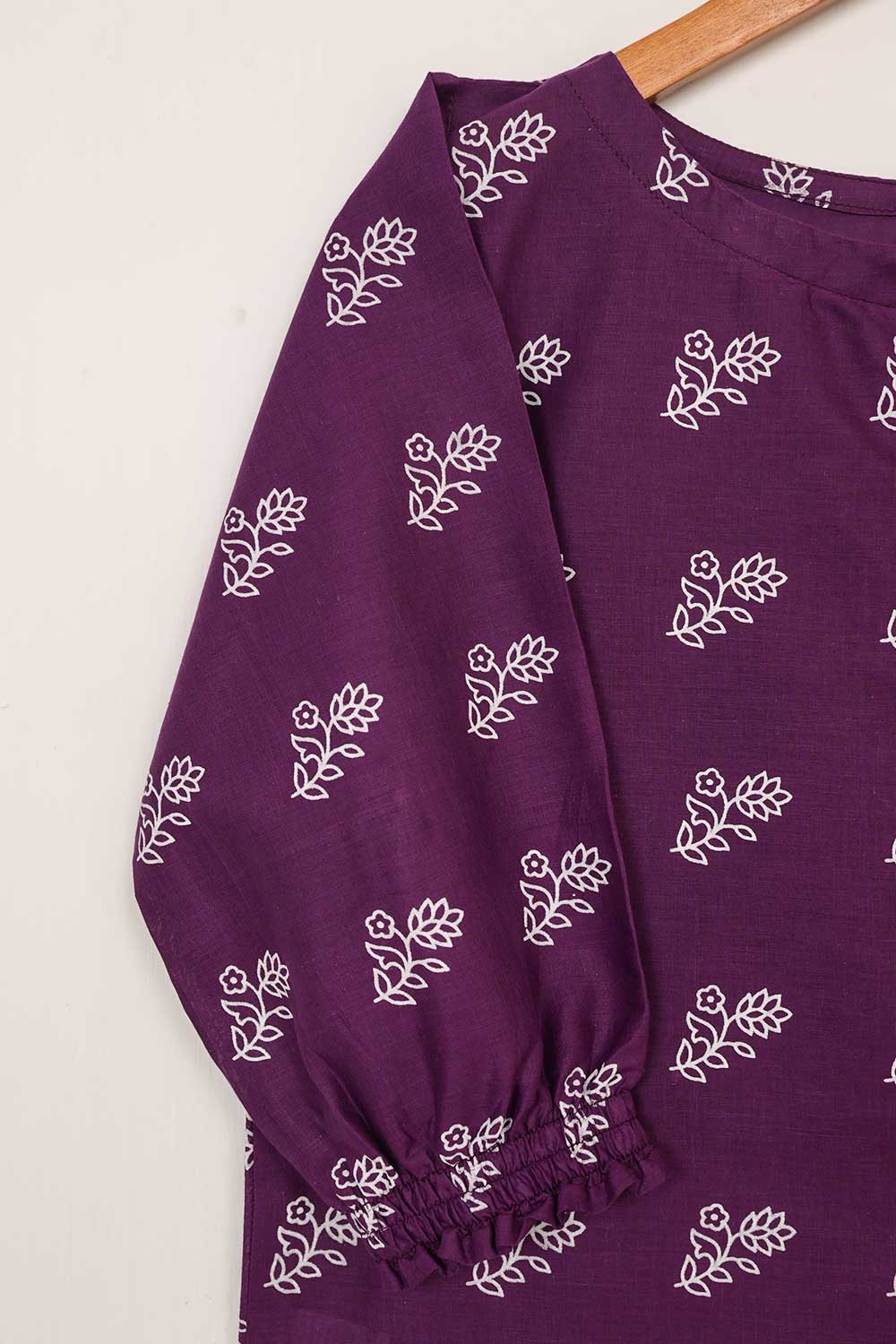 STP-036A-Purple - 2PC COTTON STITCHED