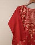 TS-030C-Red - Azalee - Cotton Printed Stitched Kurti