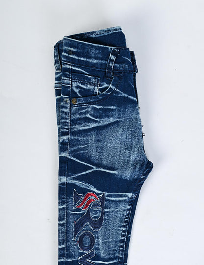 KDJ-02-Blue - Denim Jeans For Kids