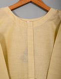 TS-208B-Yellow - Cotton Stitched Kurti
