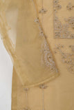 STP-085A-Skin - 2Pc Organza Embroidered Premium Adda Work With Malai Trouser