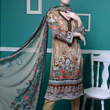 Un-stitched Embroidered Lawn (AY-5A) Magnetism