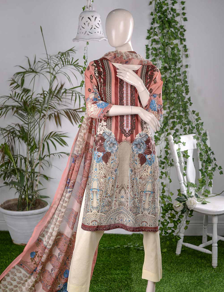 (AR-5B) Ineffable | Un-stitched Embroidered Lawn
