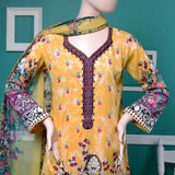 Un-stitched Embroidered Lawn (AY-5B) Magnetism