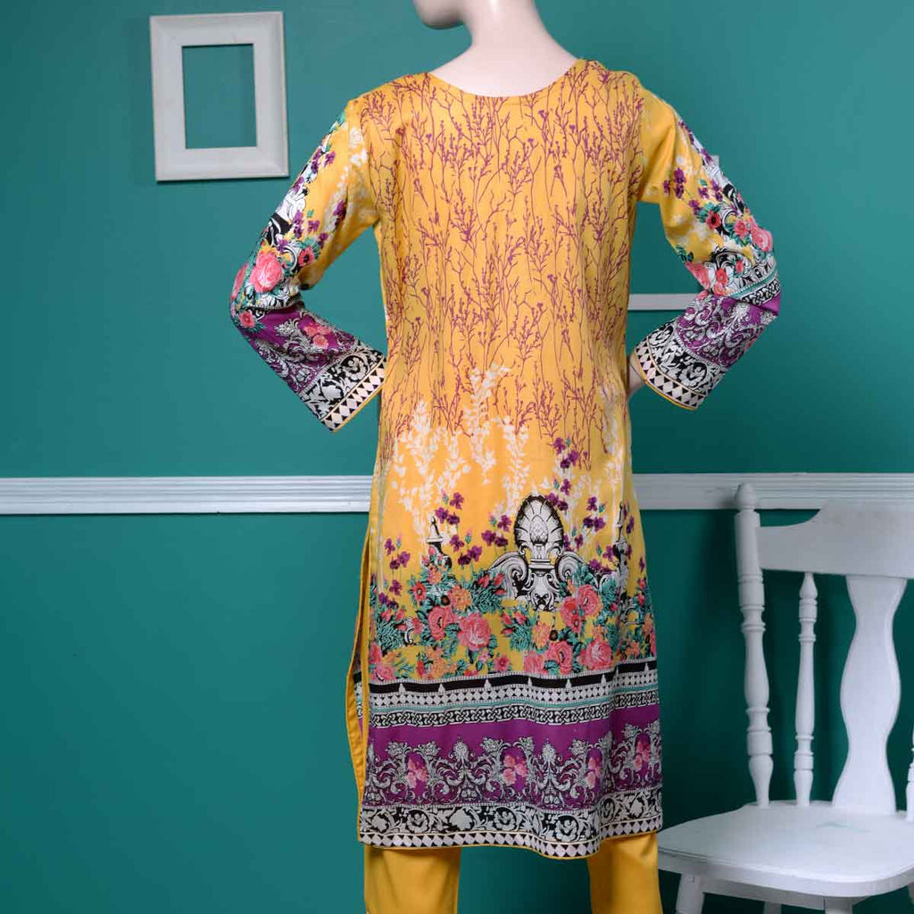 Un-stitched Embroidered Lawn (AY-5B) Magnetism
