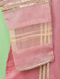 Paper Cotton Stitched Kurti - Margarite (TS-079A-Pyazi)