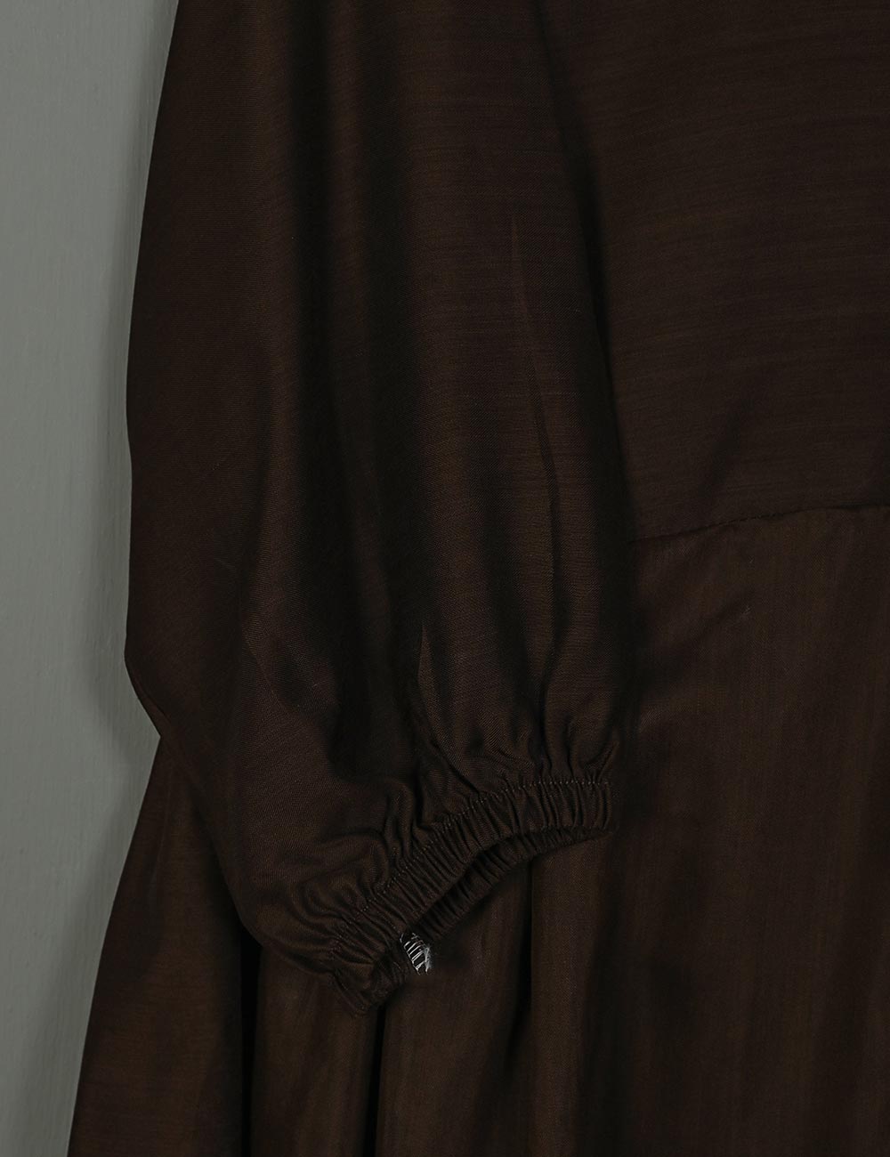 TS-133C-DarkBrown - Linen Frock