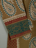 TS-139B-Brown - Cotton Block Printed Stitched