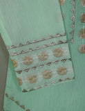Paper Cotton Embroidered Stitched Kurti - Gracious (TS-101-Aqua Green)