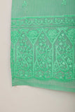 STP-045A-SeaGreen - 2PC PAPER COTTON EMBROIDERED STITCHED