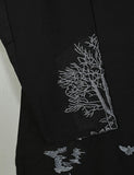 TS-185A-Black - Cotton Embroidered Kurti