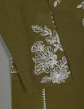 TS-029H-Moss - Sunbeam Glory - Cotton Embroidered Kurti