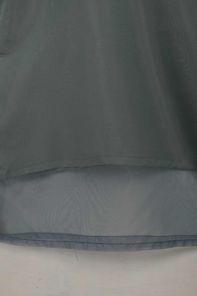 STP-012D-Grey - 2Pc Organza With Cotton Trouser
