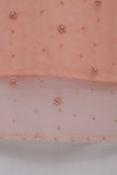 Organza Stitched Kurti - Organza Pearls (T20-042C-Peach)