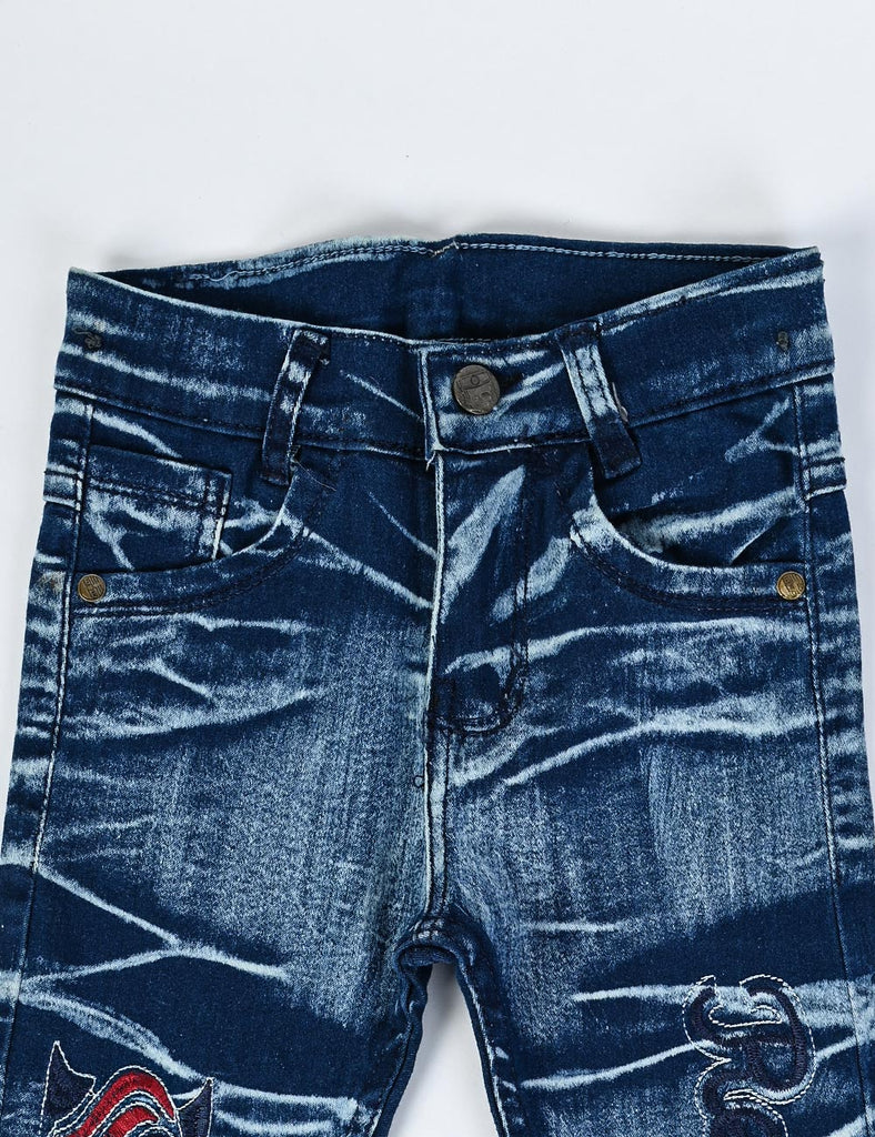 KDJ-02-Blue - Denim Jeans For Kids