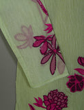 TS-179-Pista - Paper Cotton Embroidered Kurti