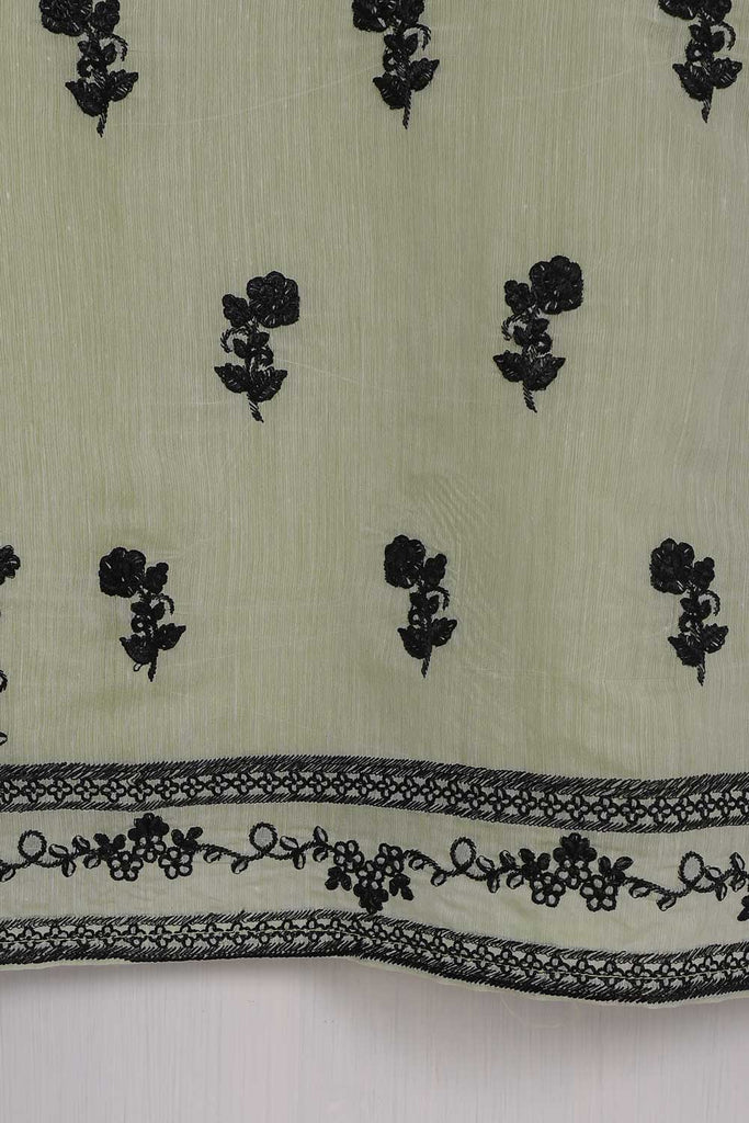 TS-159B-Pista - Paper Cotton Embroidered Kurti