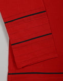 STP-006E-Red - 2Pc Cotton Stitched