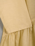 TS-208B-Yellow - Cotton Stitched Kurti