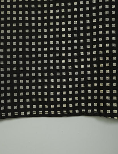 TS-193A-Black - Cotton Stitched Kurti