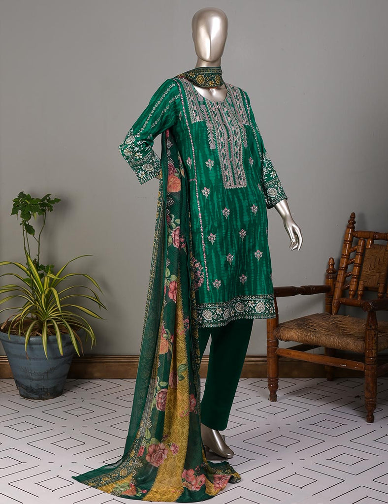 TMY-5A | Un-Stitched Embroidered Lawn Dress