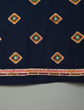 TS-108A-Blue - Cotton Embroidered Stitched Kurti