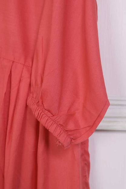 TS-133Q-Pink - LINEN FROCK