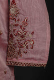 RTW-72-Pink -  3Pc Stitched Embroidered Paper Cotton Dress