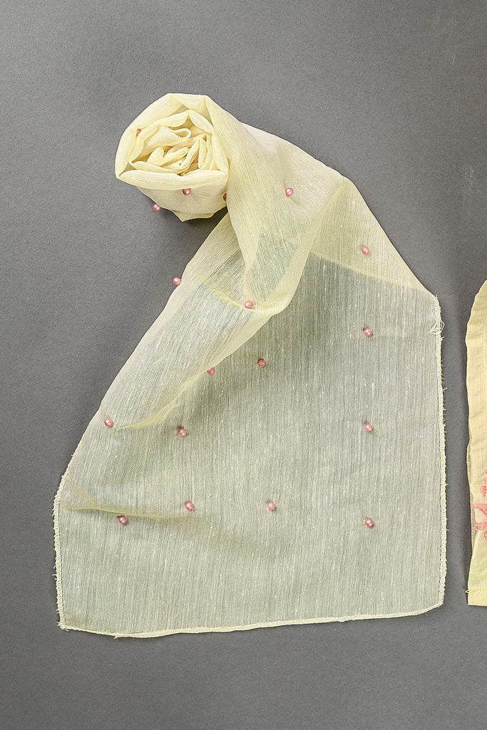 TKF-08-Skin - 3Pc Kids Paper Cotton Formal Stitched Dress