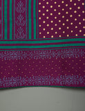 TS-138A-Purple - Folklore - Cotton Block Printed Stitched