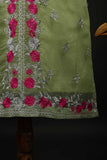 RTW-71-Pista -  3Pc Stitched Embroidered Organza Dress