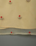 TS-118A-Skin - Organza Embroidered Stitched Kurti