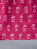 KOS-03-Fuchsia - Kids Cambric Printed Frock
