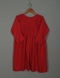 TS-164C-Red - Linen Frock