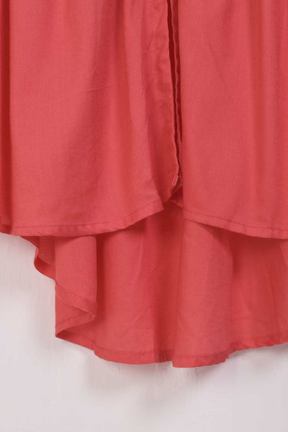 TS-133Q-Pink - LINEN FROCK