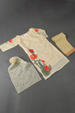 TKF-06-Skin - 3Pc Kids Paper Cotton Formal Stitched Dress